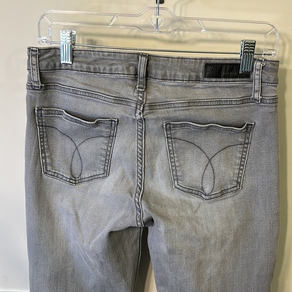 Calvin Klein Women’s Ultimate Skinny Jeans Gray Grey Size 8 X 30 - Picture 6 of 11
